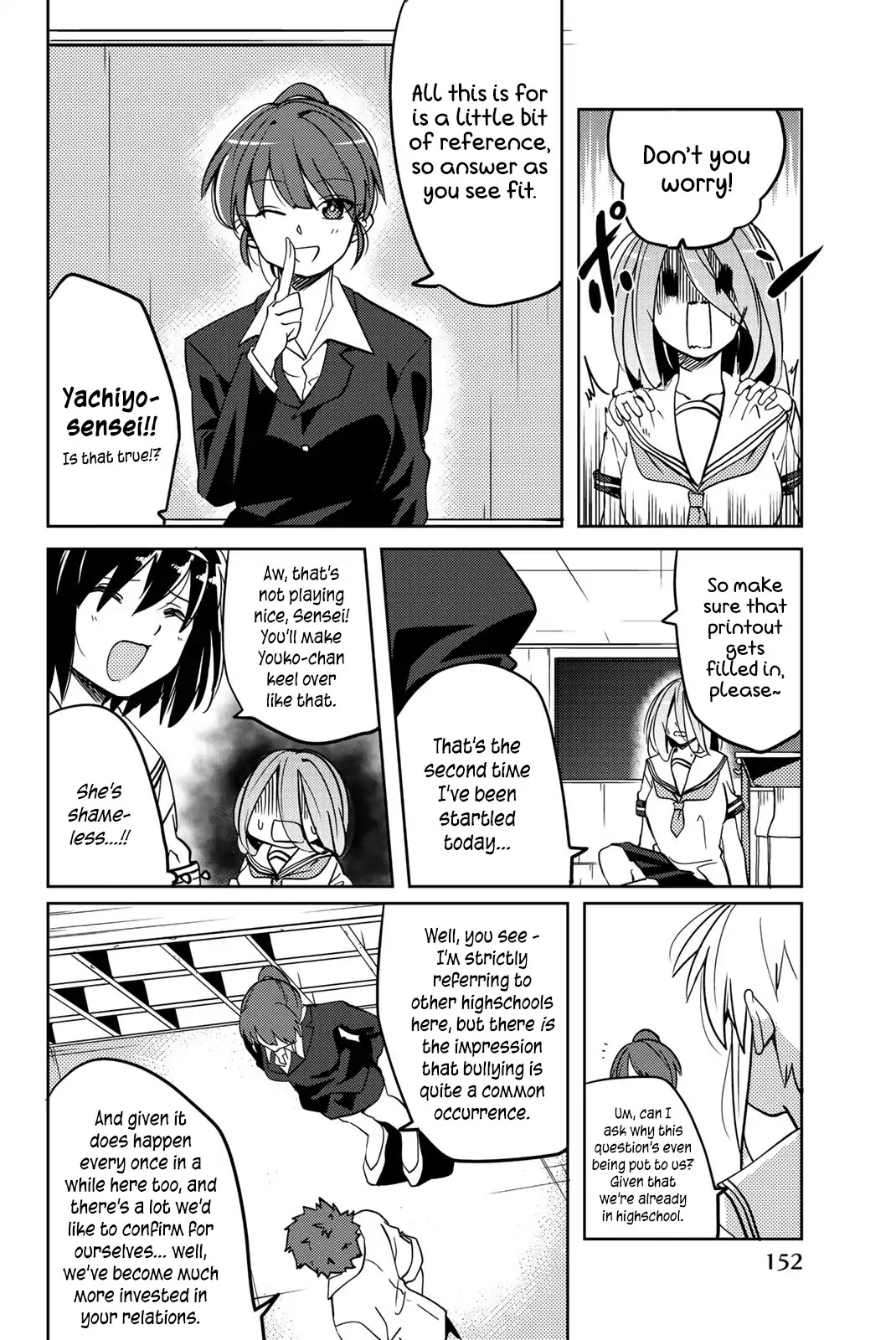Yoko-san, Sugari Yoru Chapter 13 page 8 - Chapter 13: The Great School Life Survey!