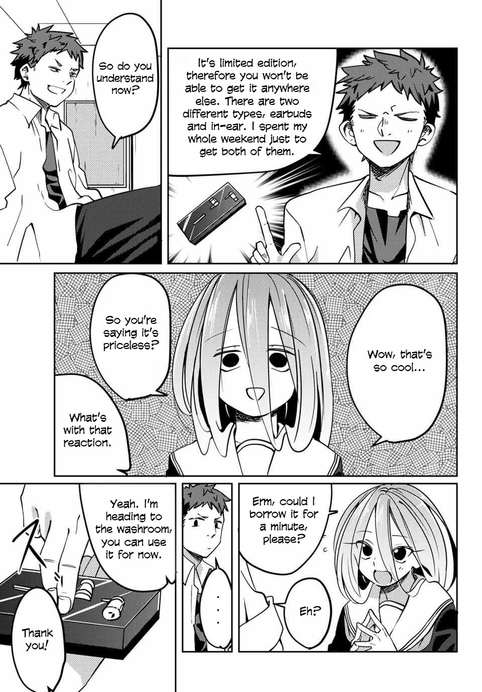 Yoko-san, Sugari Yoru Chapter 15 page 3 - Chapter 15: The Battle Between Youko-san and the Earphone