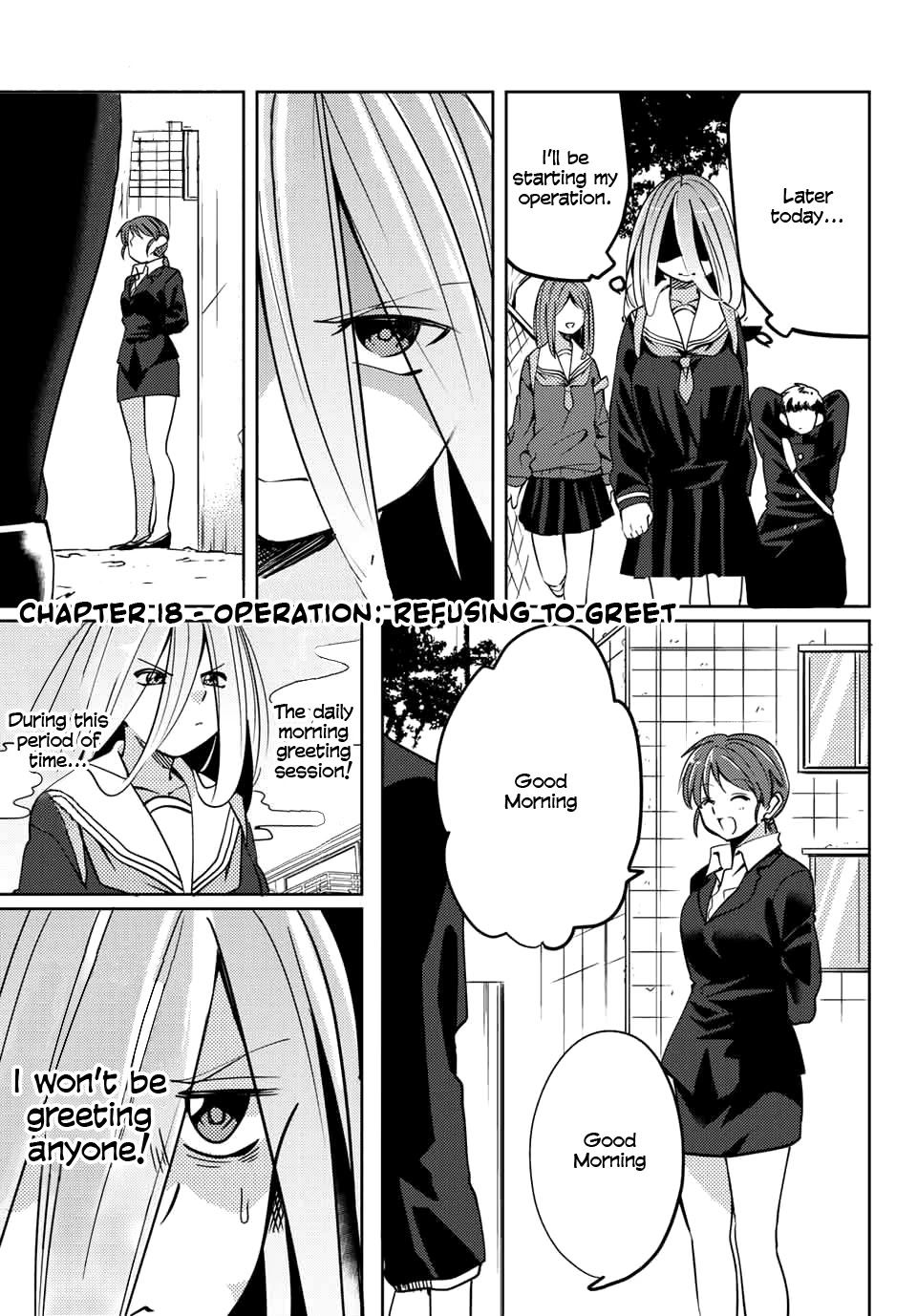 Yoko-san, Sugari Yoru Chapter 18 page 1 - Chapter 18: Operation: Refusing to Greet
