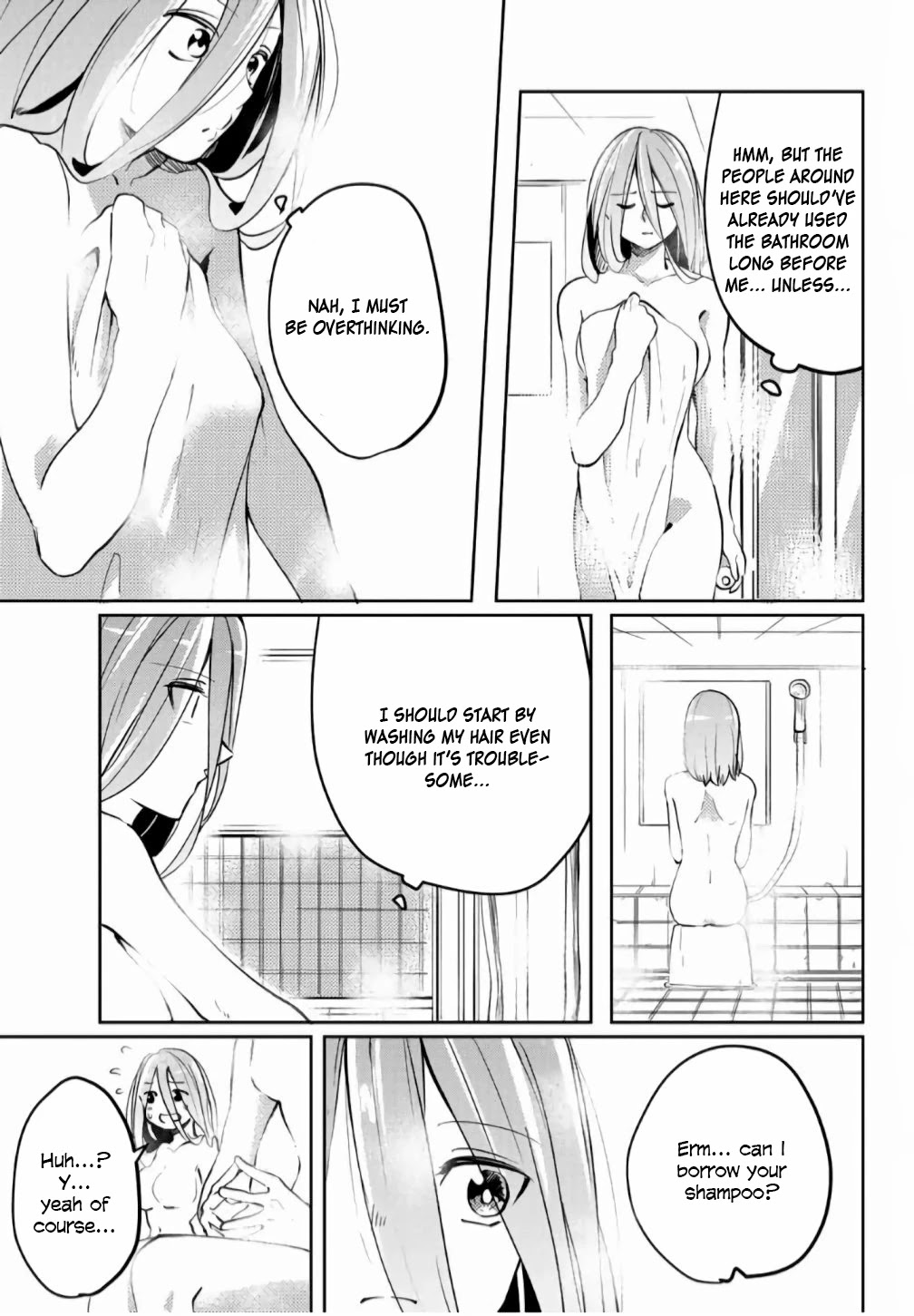 Yoko-san, Sugari Yoru Chapter 20 page 7 - Chapter 20: She hates bathing 1