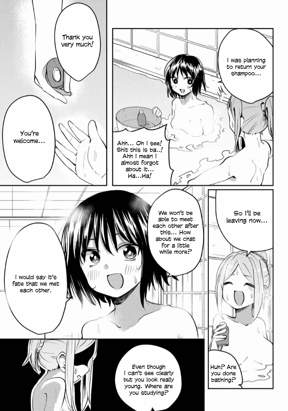 Yoko-san, Sugari Yoru Chapter 21 page 5 - Chapter 21: She Hates Bathing 2