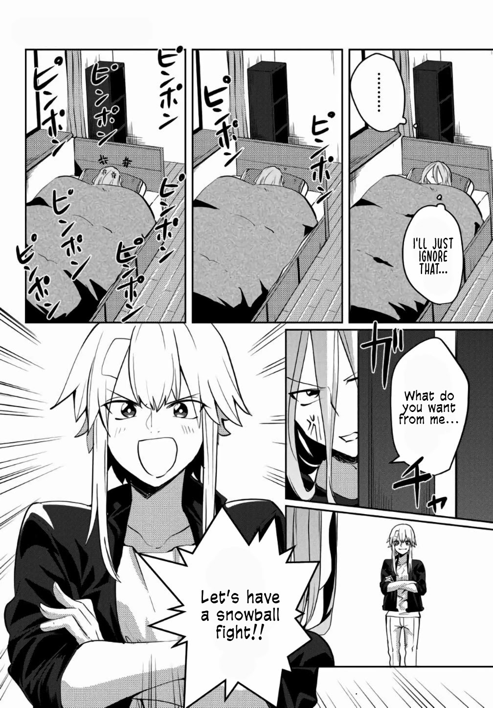 Yoko-san, Sugari Yoru Chapter 26 page 2 - Chapter 26: A Snowball Fight Showdown