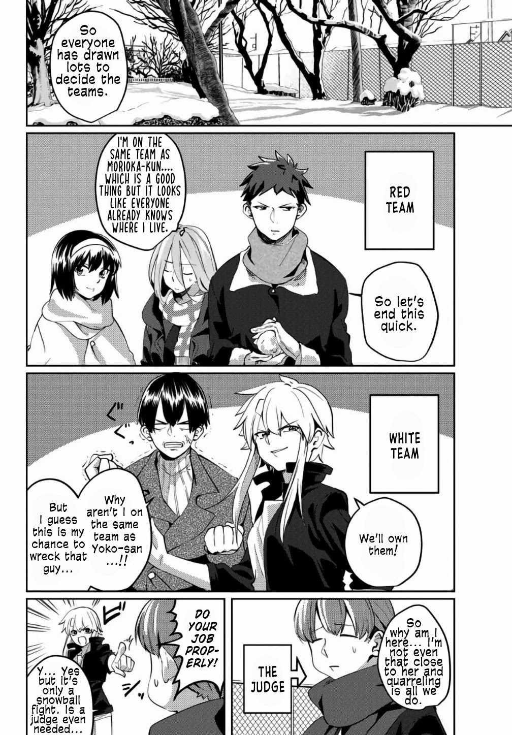 Yoko-san, Sugari Yoru Chapter 26 page 4 - Chapter 26: A Snowball Fight Showdown