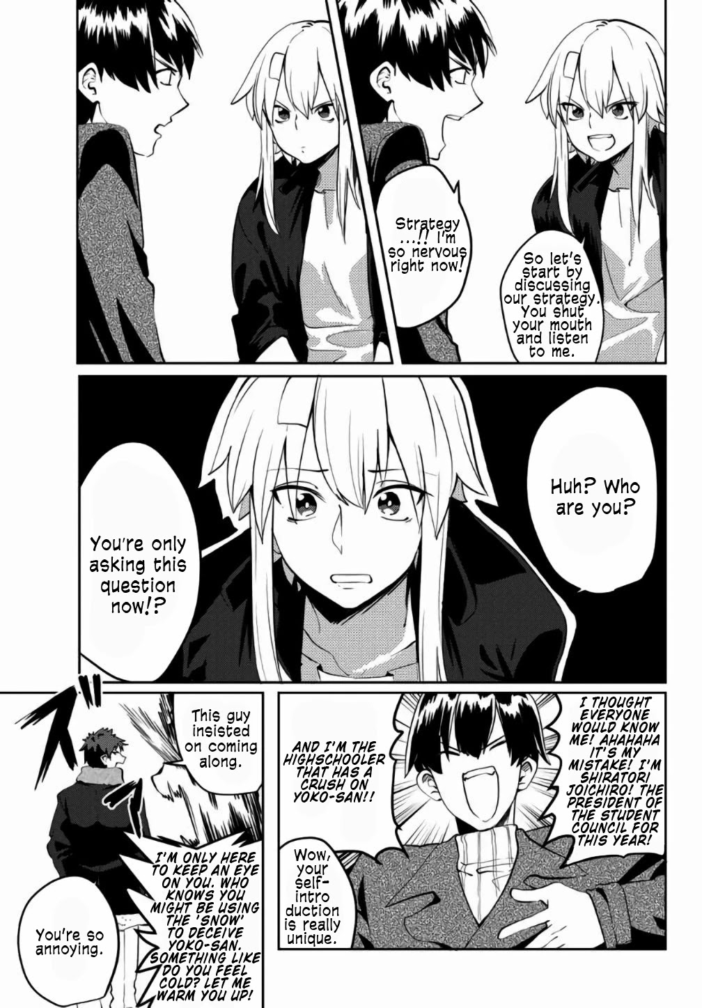 Yoko-san, Sugari Yoru Chapter 26 page 5 - Chapter 26: A Snowball Fight Showdown