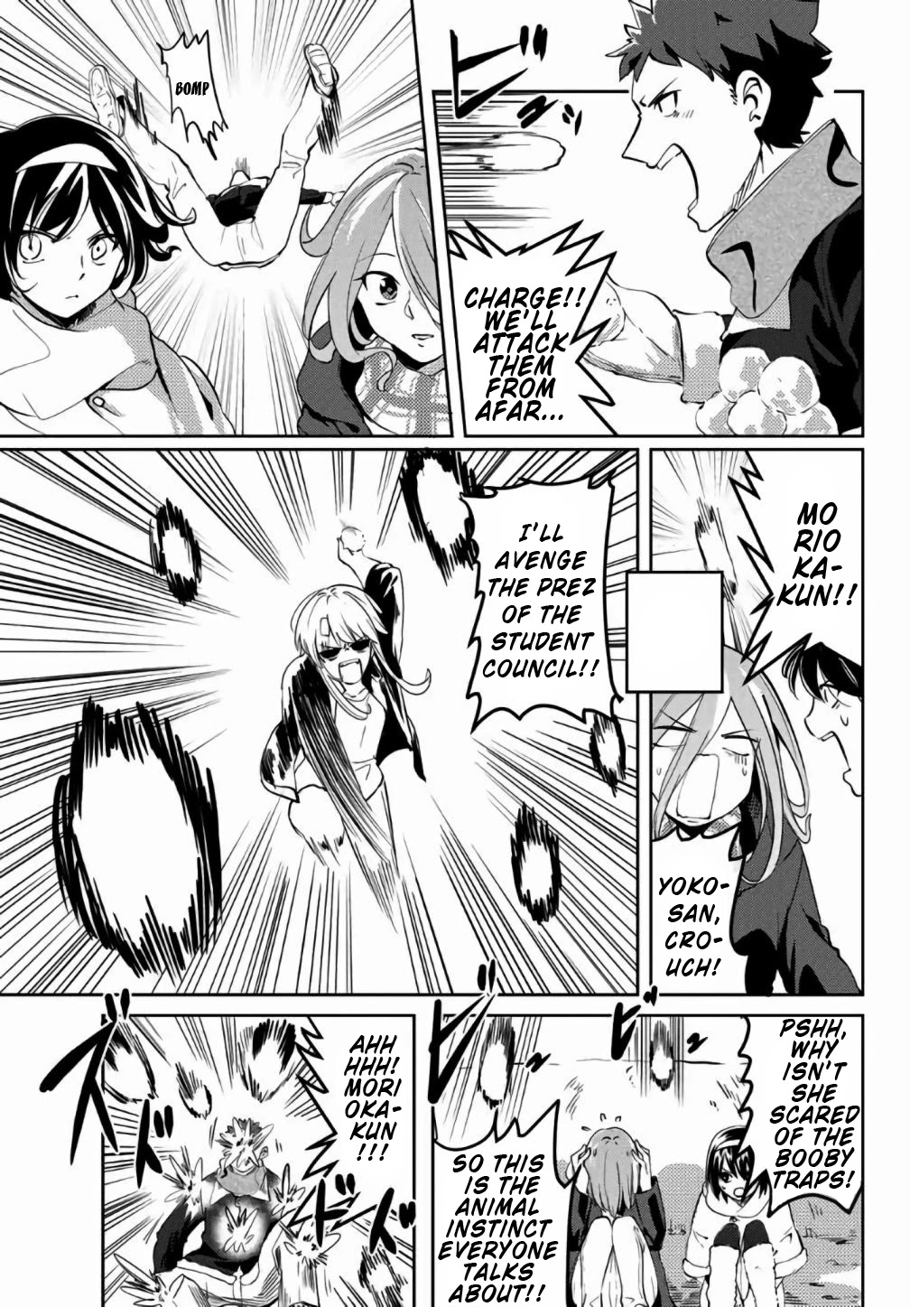 Yoko-san, Sugari Yoru Chapter 26 page 9 - Chapter 26: A Snowball Fight Showdown