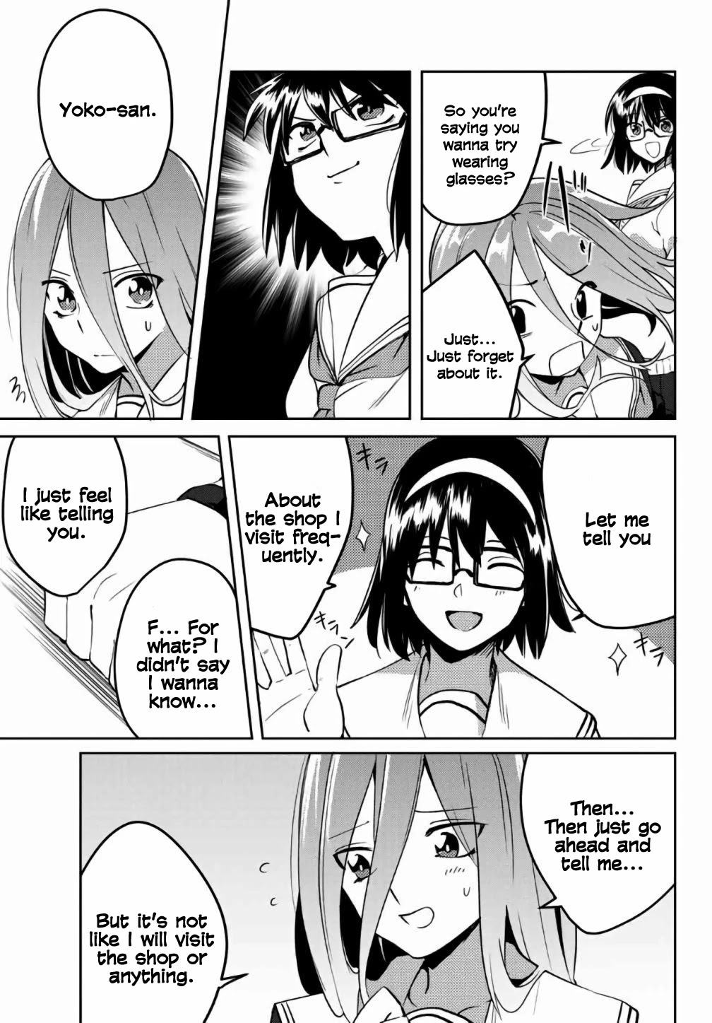 Yoko-san, Sugari Yoru Chapter 28 page 2 - Chapter 28: Today is a good day to wear glasses