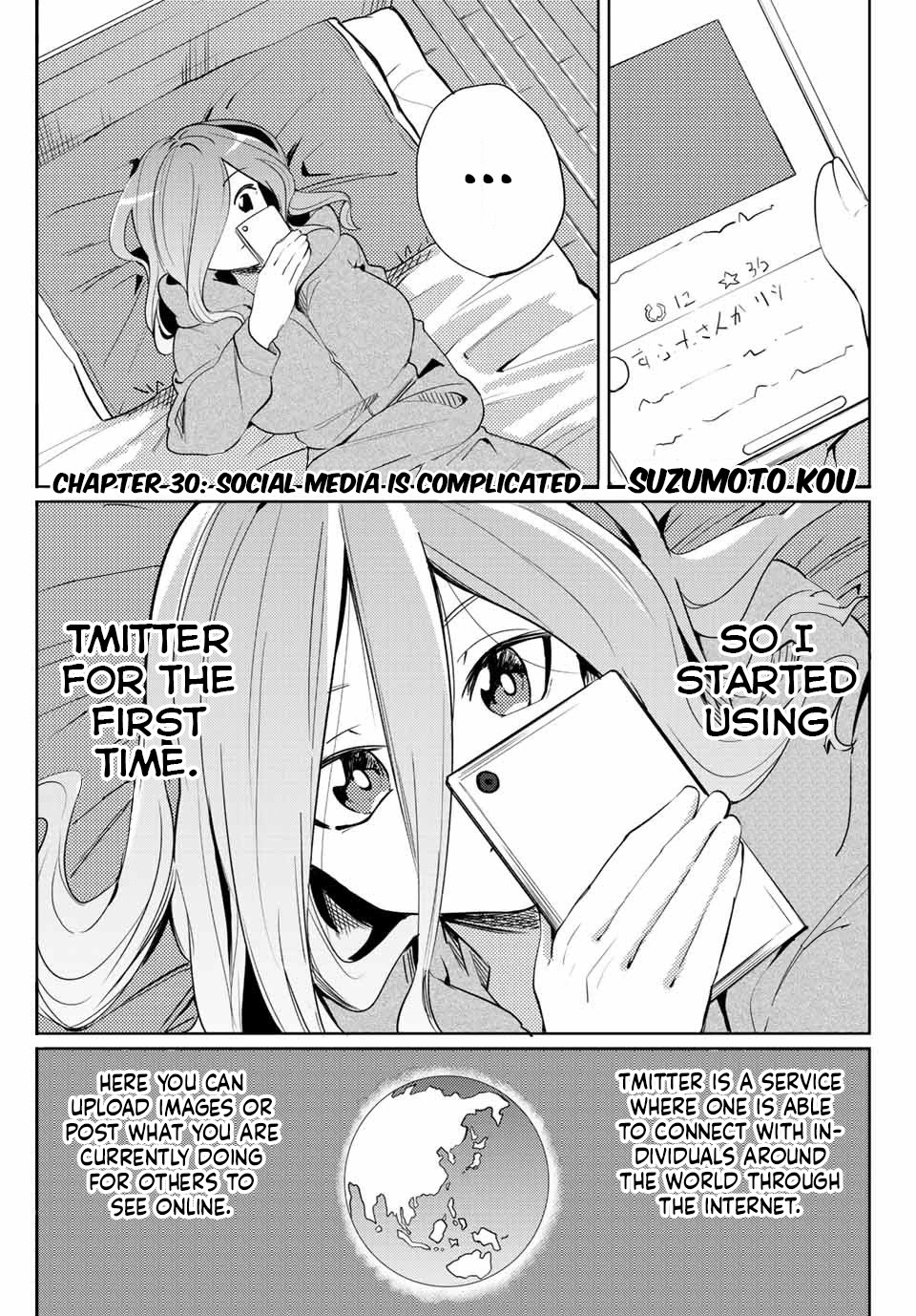 Yoko-san, Sugari Yoru Chapter 30 page 1 - Chapter 30: Social Media is Complicated