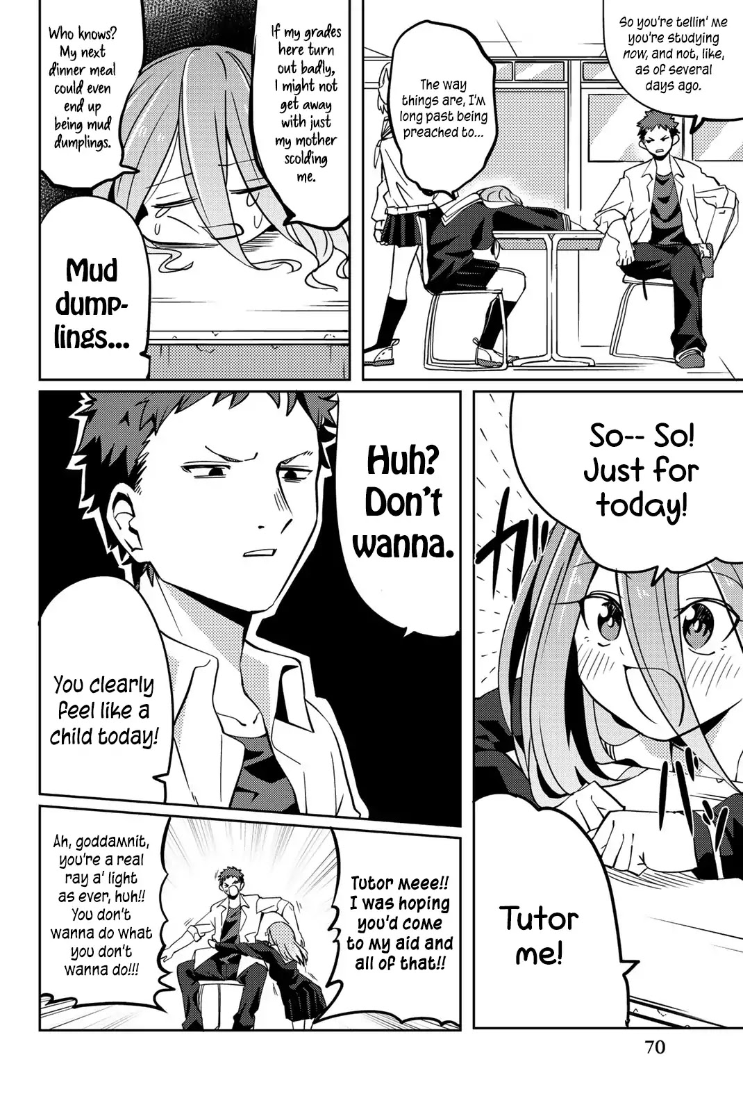 Yoko-san, Sugari Yoru Chapter 6 page 2 - Chapter 6: Studying for a Test Starts Two Weeks Beforehand