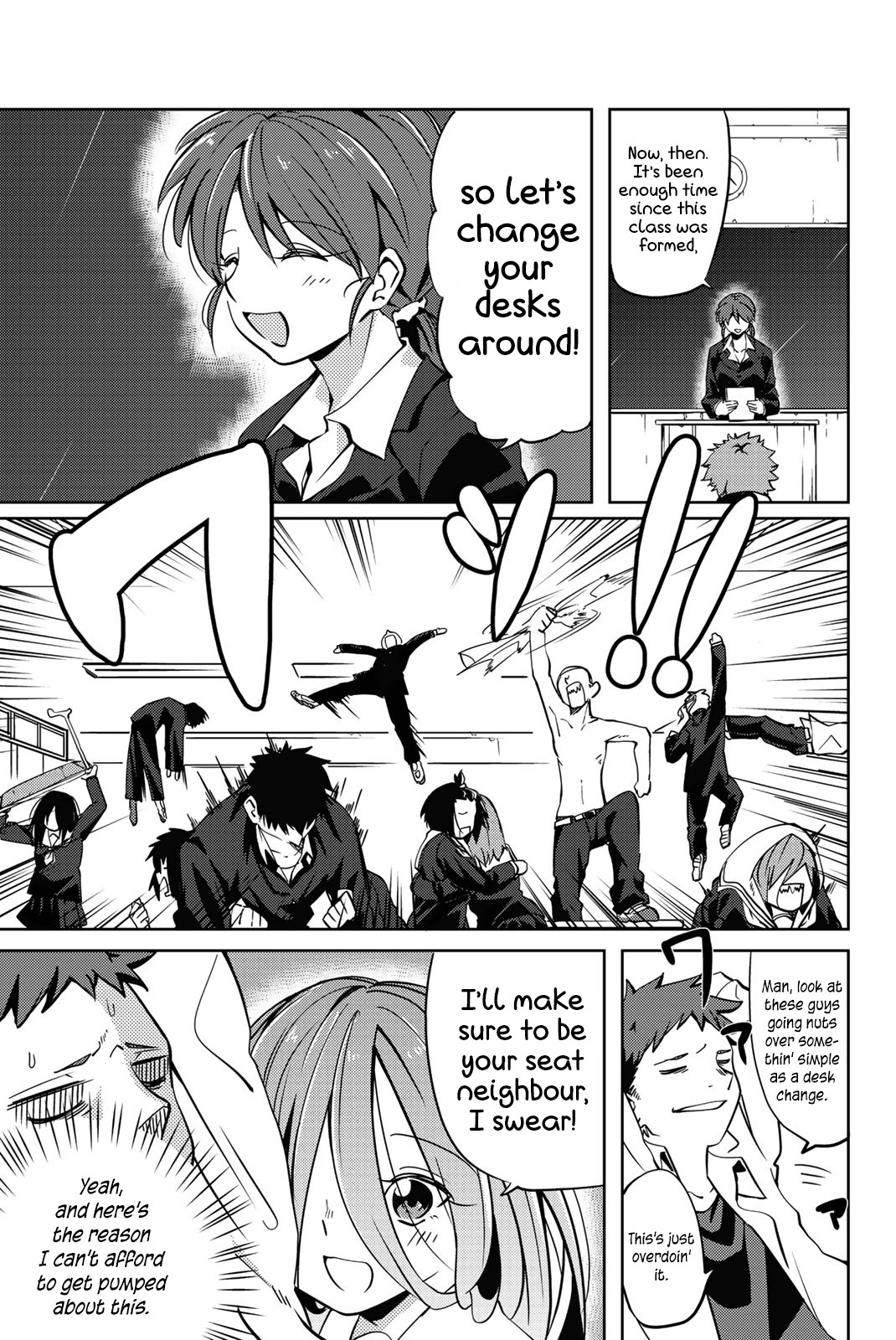 Yoko-san, Sugari Yoru Chapter 7 page 1 - Chapter 7: To Switch Desks is to Stake Your Life