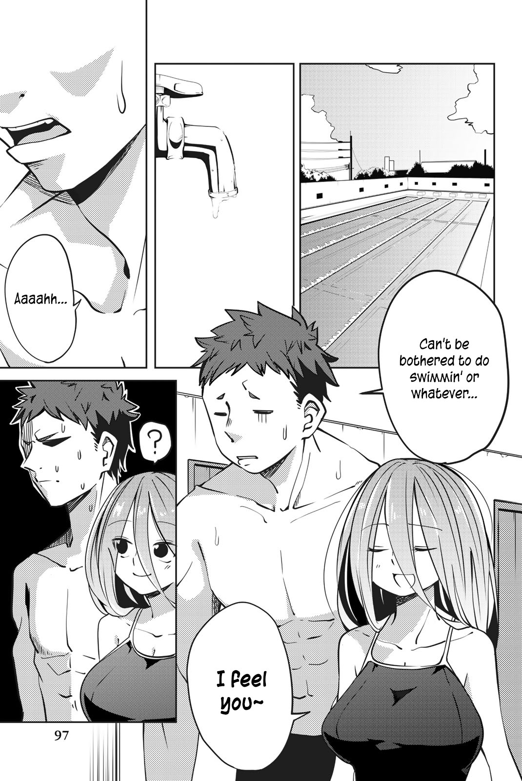 Yoko-san, Sugari Yoru Chapter 9 page 1 - Chapter 9: Together at the Pool