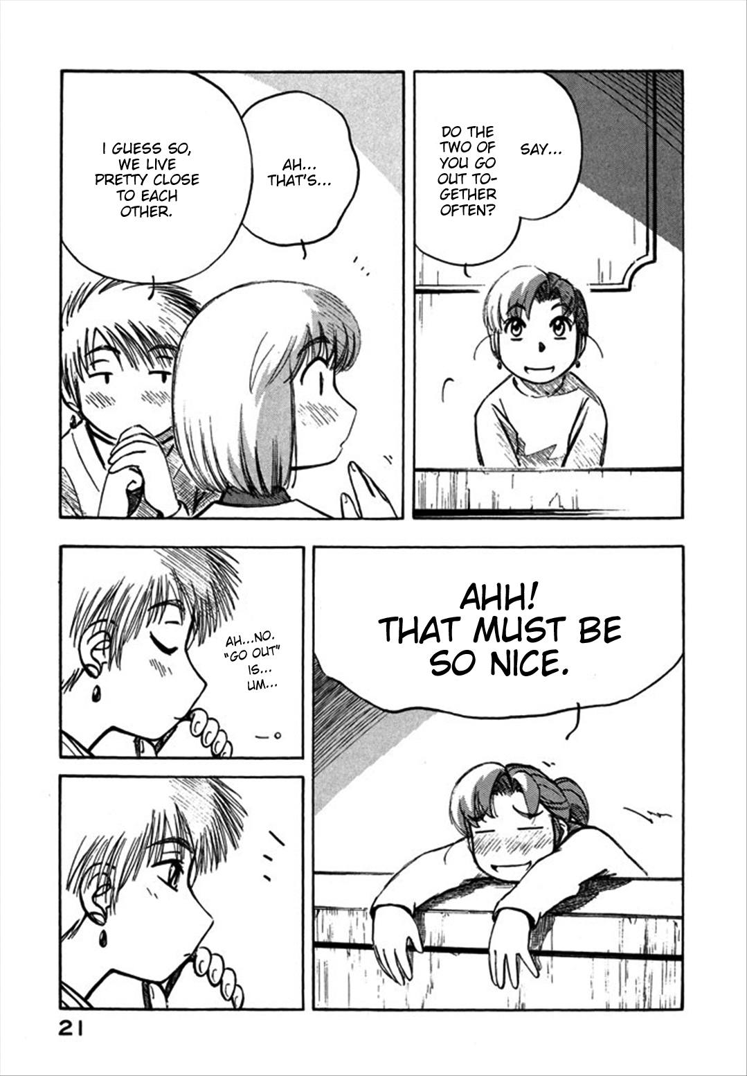 Yokohama Kaidashi Kikou Chapter 101 page 13 - Chapter 101: Two Cups at Opening