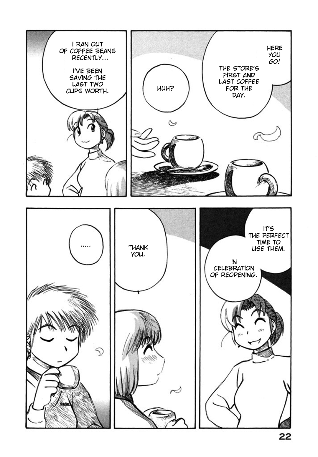 Yokohama Kaidashi Kikou Chapter 101 page 14 - Chapter 101: Two Cups at Opening