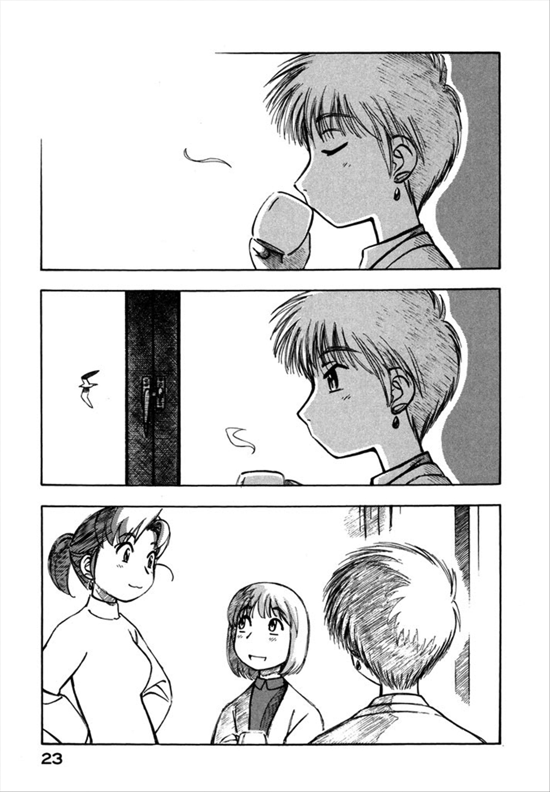 Yokohama Kaidashi Kikou Chapter 101 page 15 - Chapter 101: Two Cups at Opening