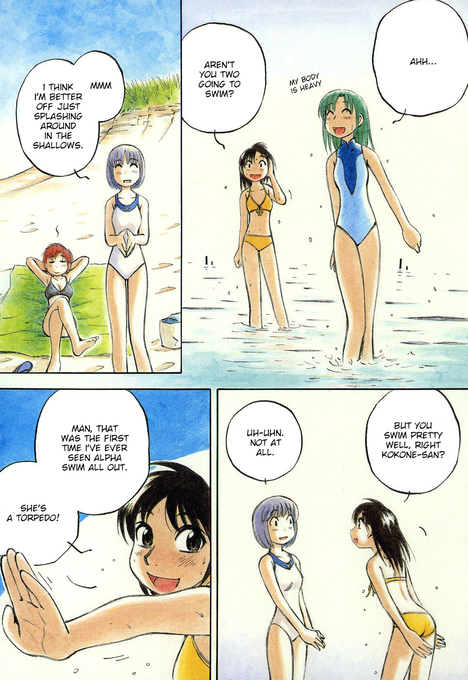 Yokohama Kaidashi Kikou Chapter 133 page 5 - Chapter 133: The Group at the Ocean
