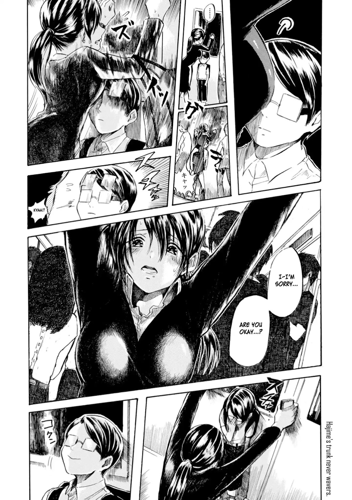 Yokoshima na Eguchi-kun Chapter 21 page 4 - Chapter 21: A Slightly Erotic Rush Hour