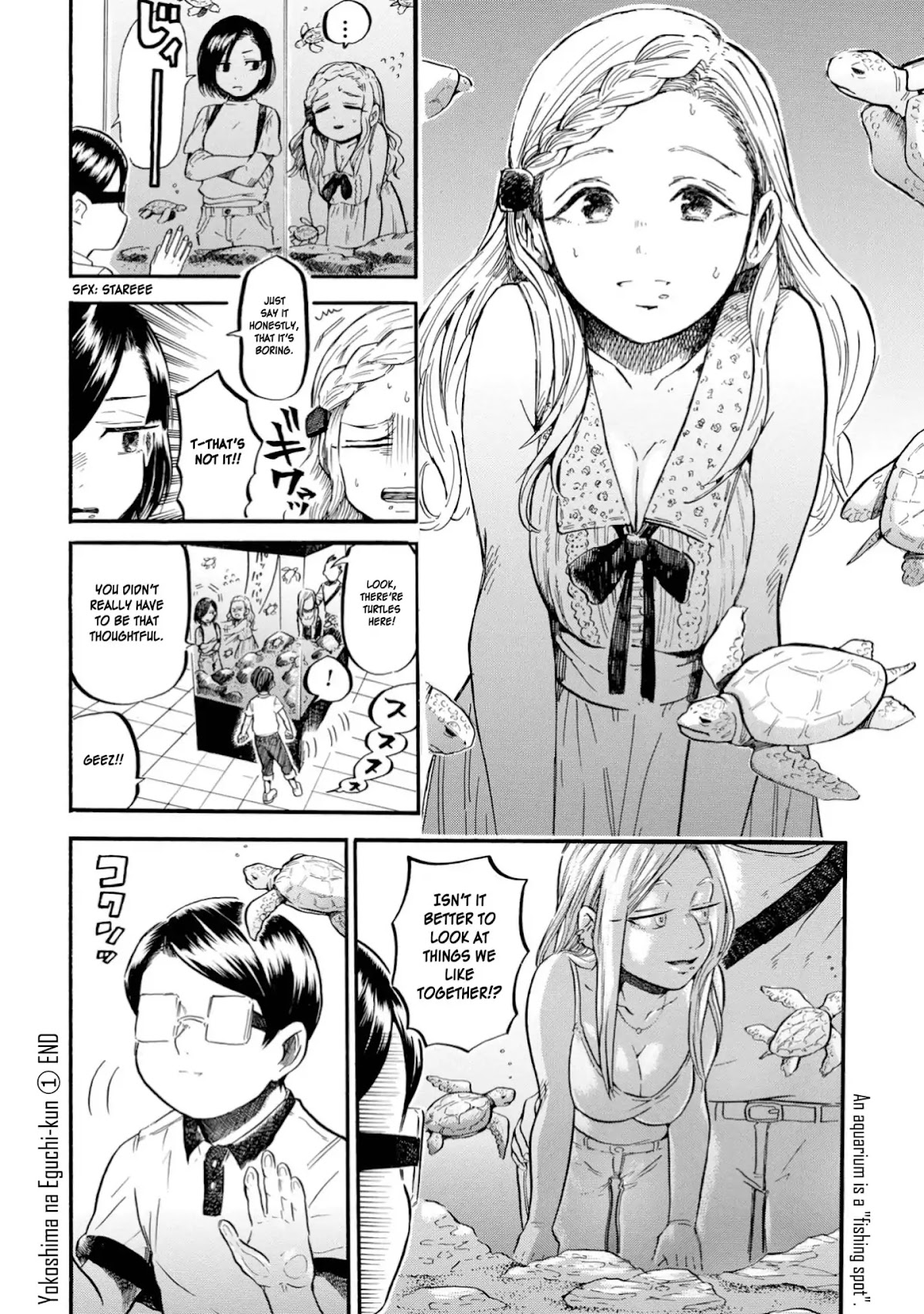 Yokoshima na Eguchi-kun Chapter 26 page 4 - Chapter 26: Rather Than Success, A Turtle's Shell is Better [END]