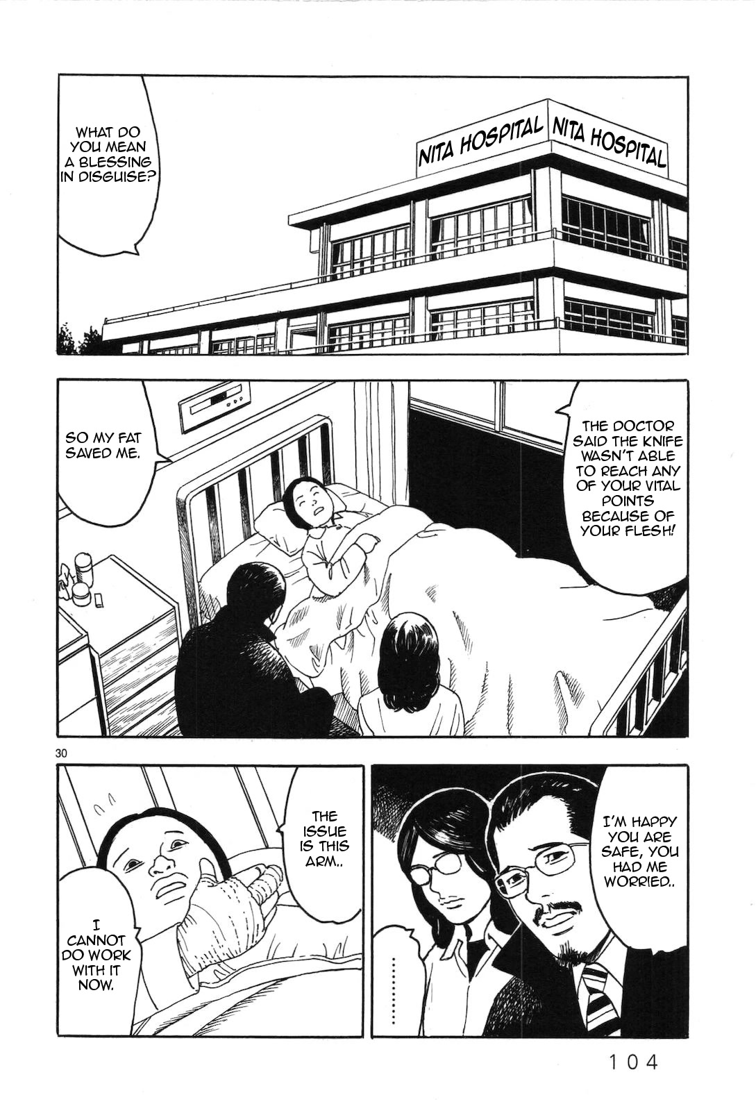 Yomawari Sensei Chapter 42 page 30 - Chapter 42: Stab Wound
