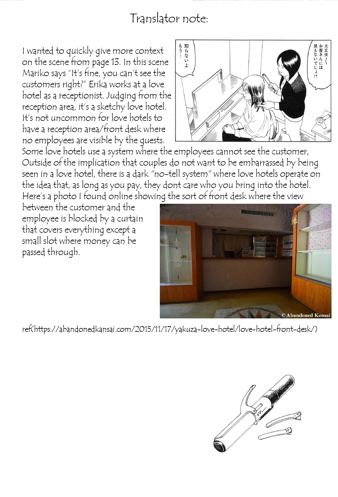 Yomawari Sensei Chapter 42 page 36 - Chapter 42: Stab Wound