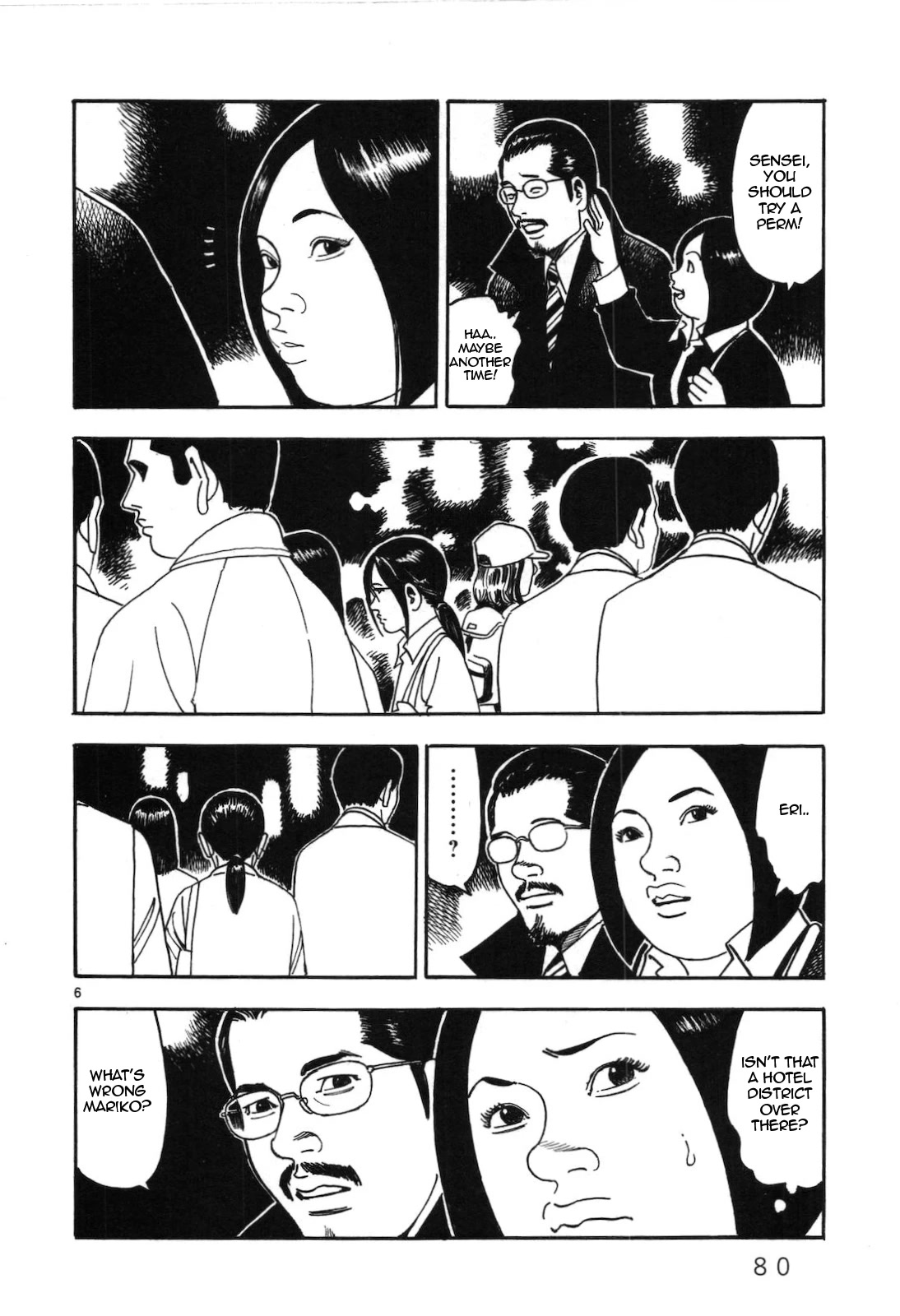 Yomawari Sensei Chapter 42 page 6 - Chapter 42: Stab Wound