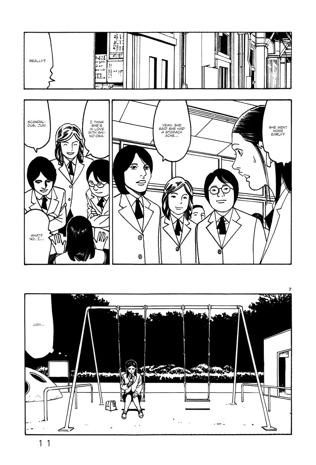 Yomawari Sensei Chapter 45 page 17 - Chapter 45: Without Being Able to Say Goodbye (1)