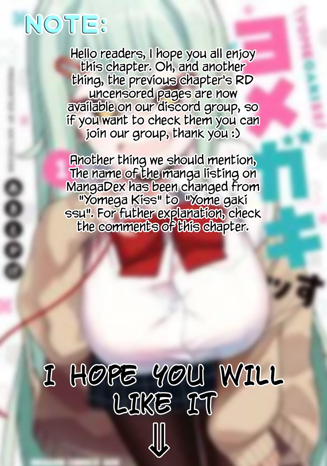Yomega Kiss Chapter 10 page 1 - Chapter 10