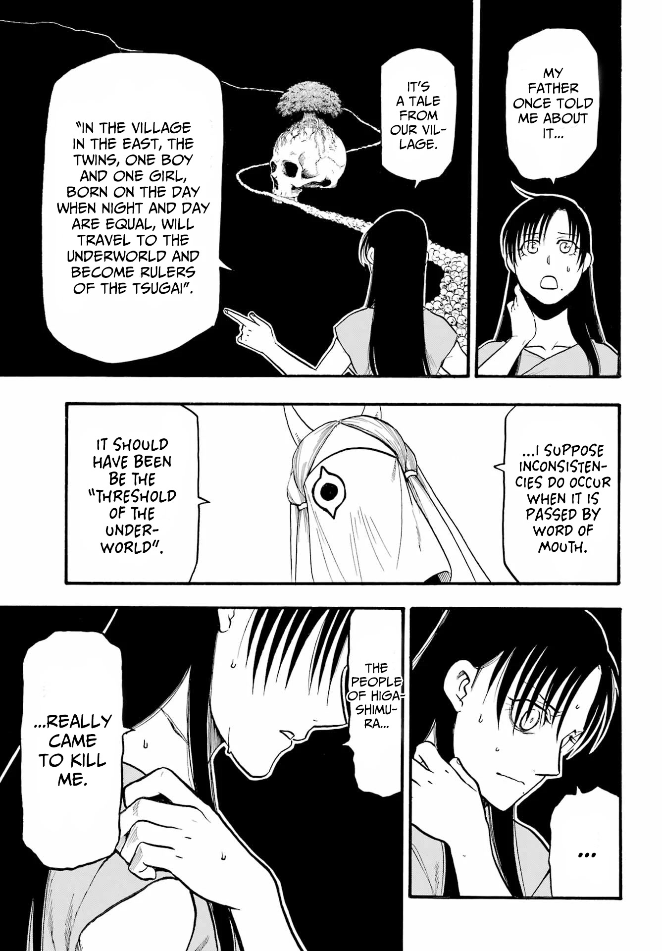 Yomi no Tsugai Chapter 9 page 22 - Chapter 9: Asa and "Kai"