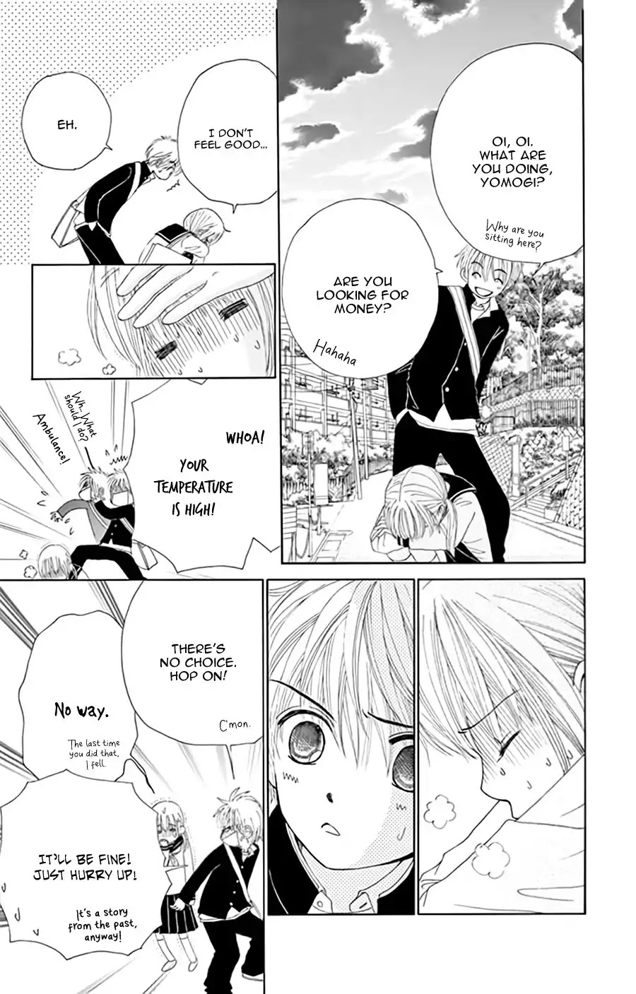 Yomogi Mochi Yaketa? Chapter 10.1 page 12 - Chapter 10.1: Special 1: Our Feelings