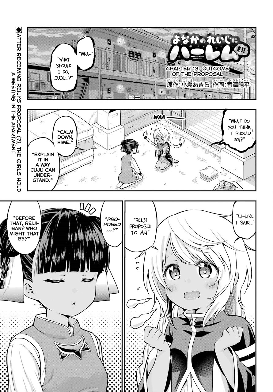 Yonakano Reijini Haremu Wo Chapter 13 page 1 - Chapter 13: Outcome of the Proposal