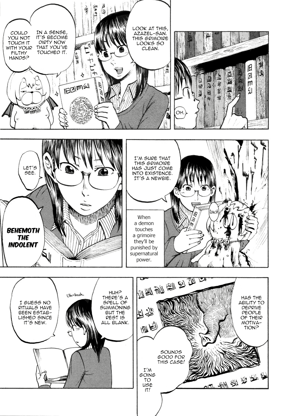 Yondemasu yo, Azazeru-san Chapter 13 page 7 - Chapter 13: Yondemasu yo, Azazel-san 013