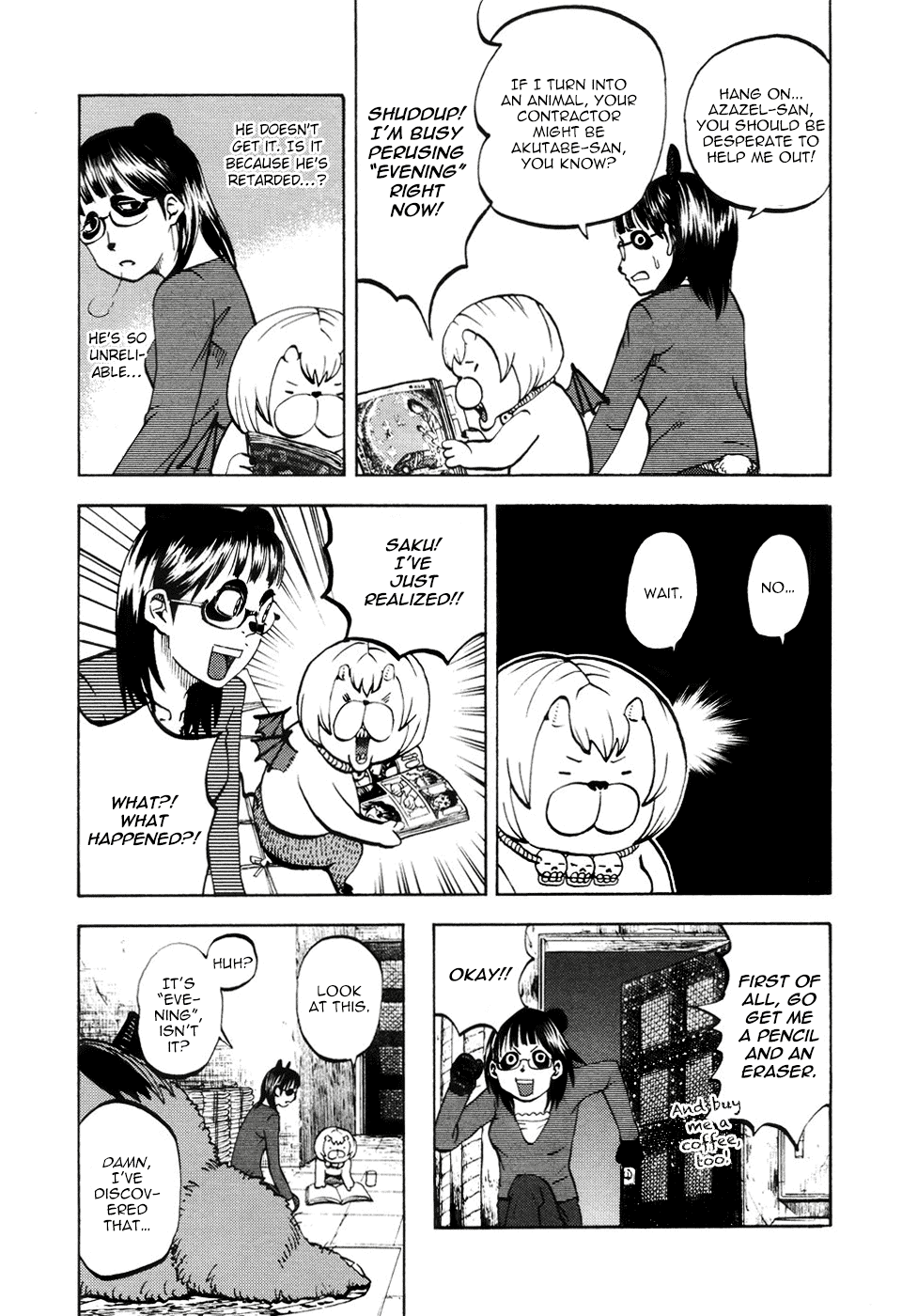 Yondemasu yo, Azazeru-san Chapter 14 page 13 - Chapter 14: Yondemasu yo, Azazel-san 014