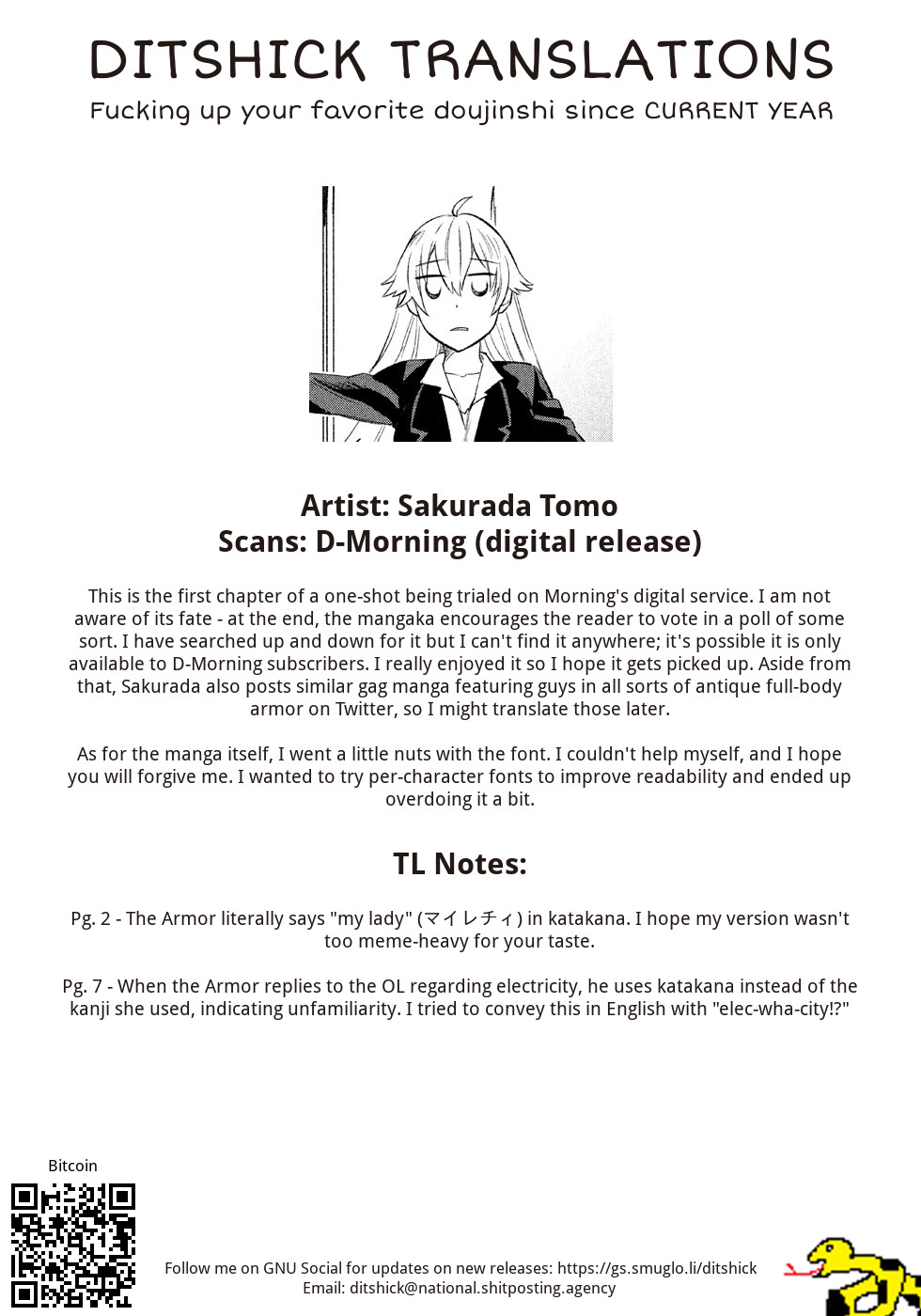 Yoroi and Office Lady Chapter 1 page 9 - Chapter 1