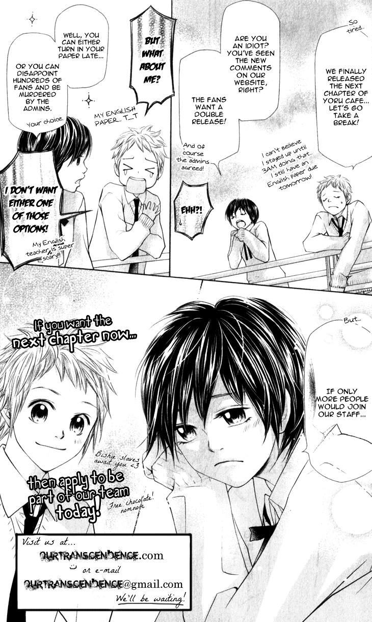 Yoru Cafe. - My Sweet Knights Chapter 8.2 page 2 - Chapter 8 v2 : Blend 8 - Trouble at the Hot Springs