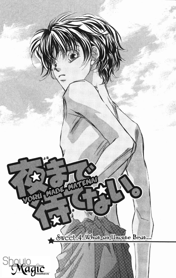 Yoru Made Matenai Chapter 9 page 1 - Chapter 9: What an Uncute Brat...