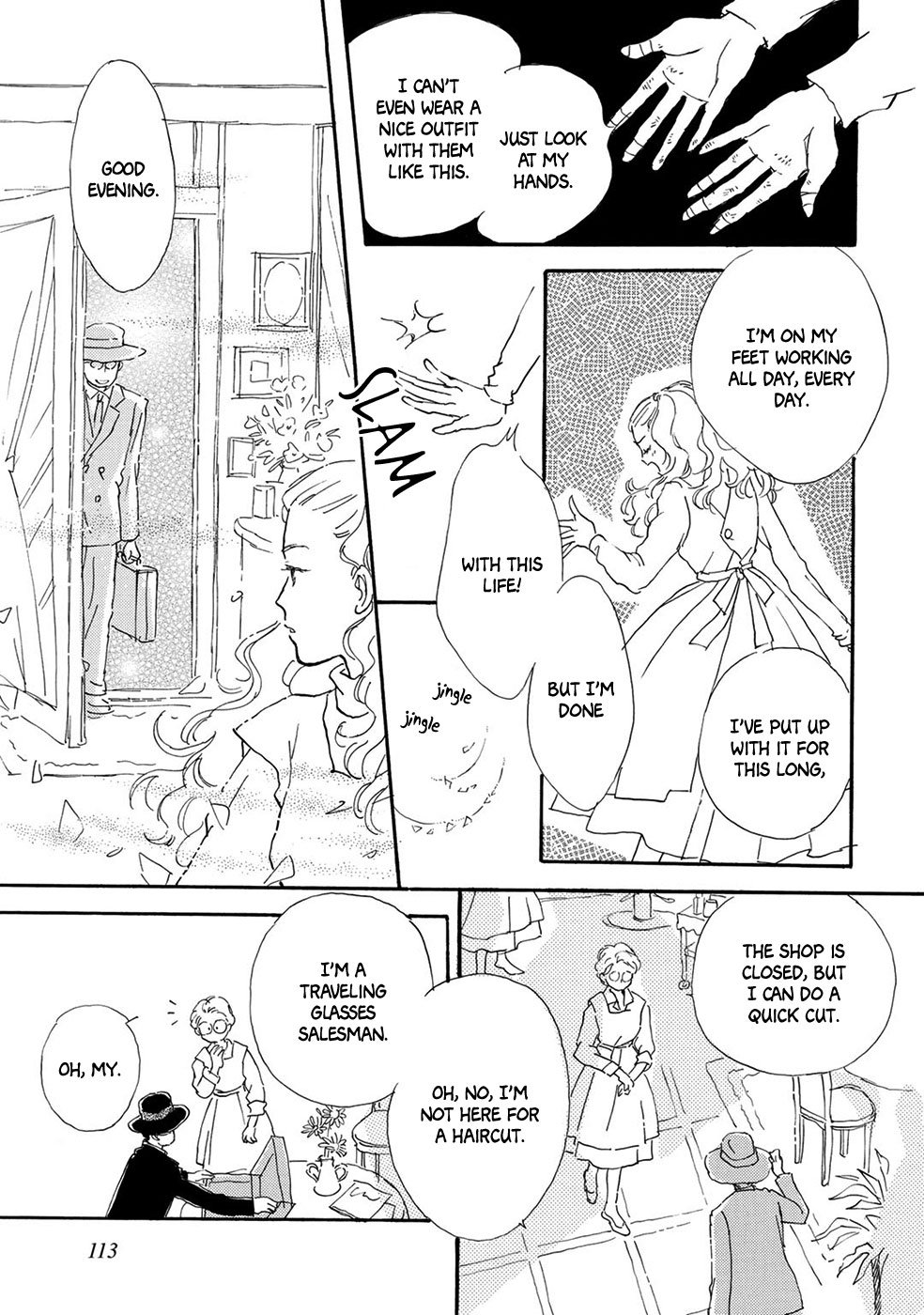 Yoru no Douwa Chapter 6 page 10 - Chapter 6 : The Man Who Sells Glasses