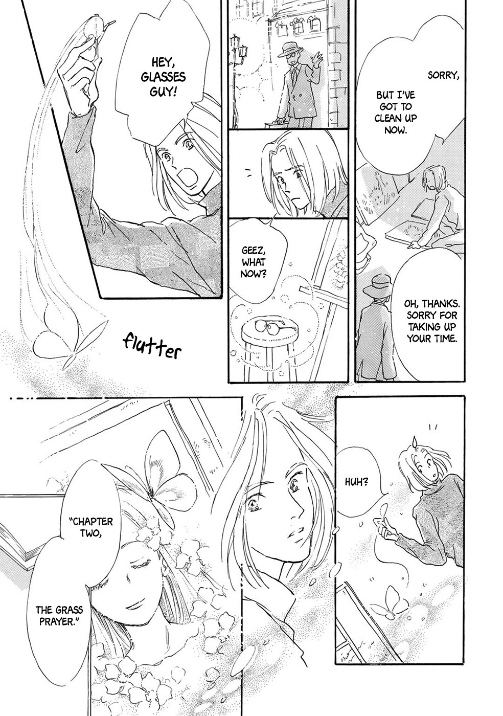 Yoru no Douwa Chapter 6 page 22 - Chapter 6 : The Man Who Sells Glasses