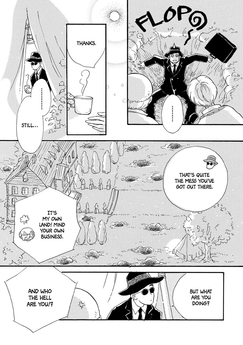 Yoru no Douwa Chapter 6 page 4 - Chapter 6 : The Man Who Sells Glasses