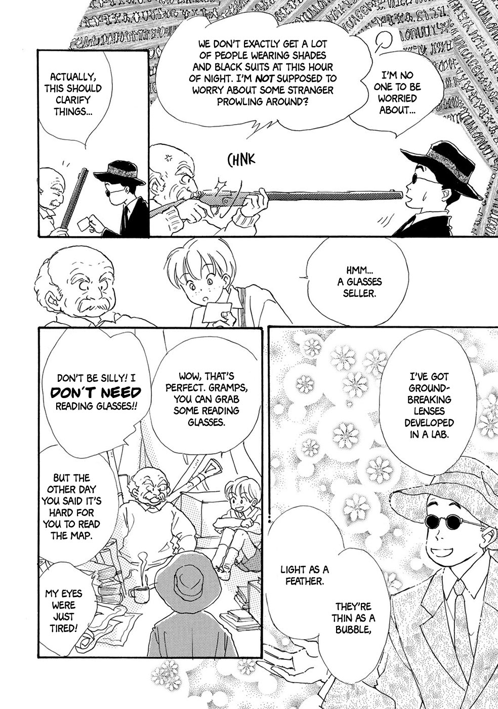 Yoru no Douwa Chapter 6 page 5 - Chapter 6 : The Man Who Sells Glasses