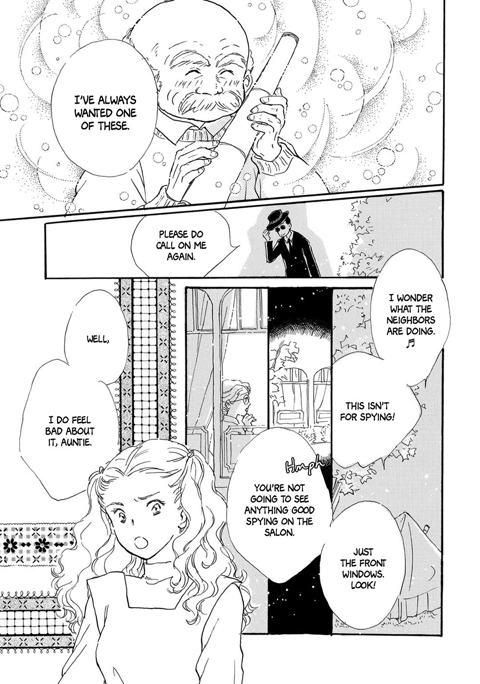 Yoru no Douwa Chapter 6 page 8 - Chapter 6 : The Man Who Sells Glasses