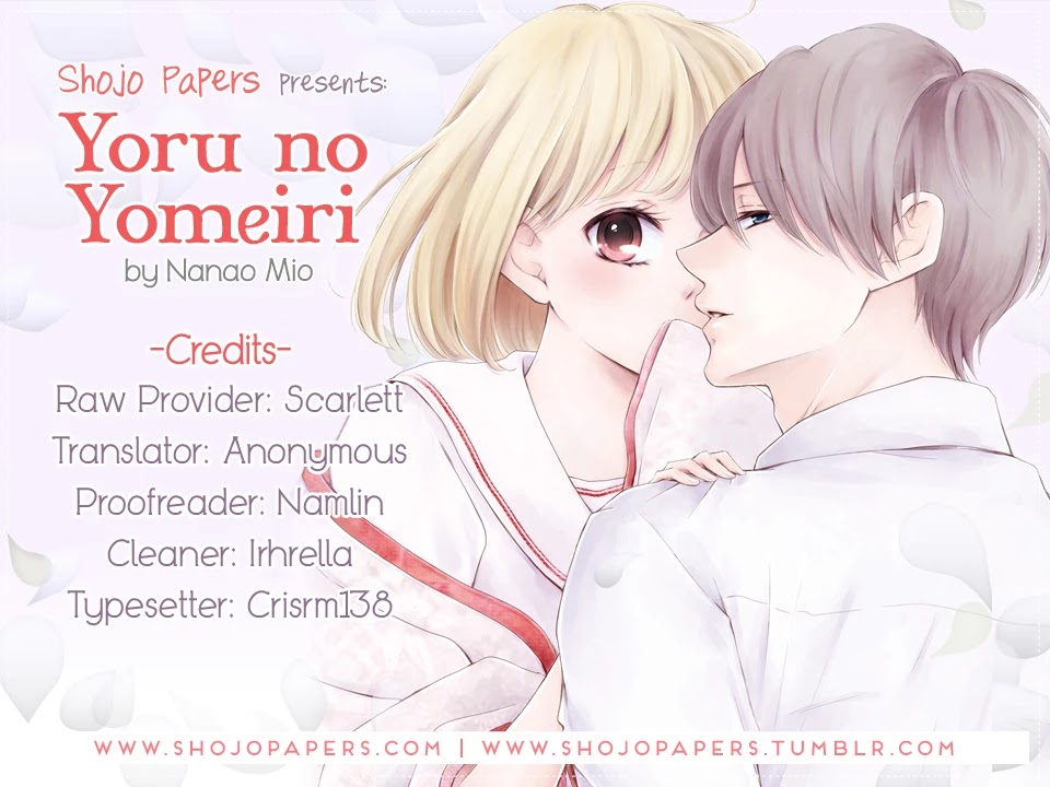 Yoru no Yomeiri Chapter 20 page 1 - Chapter 20