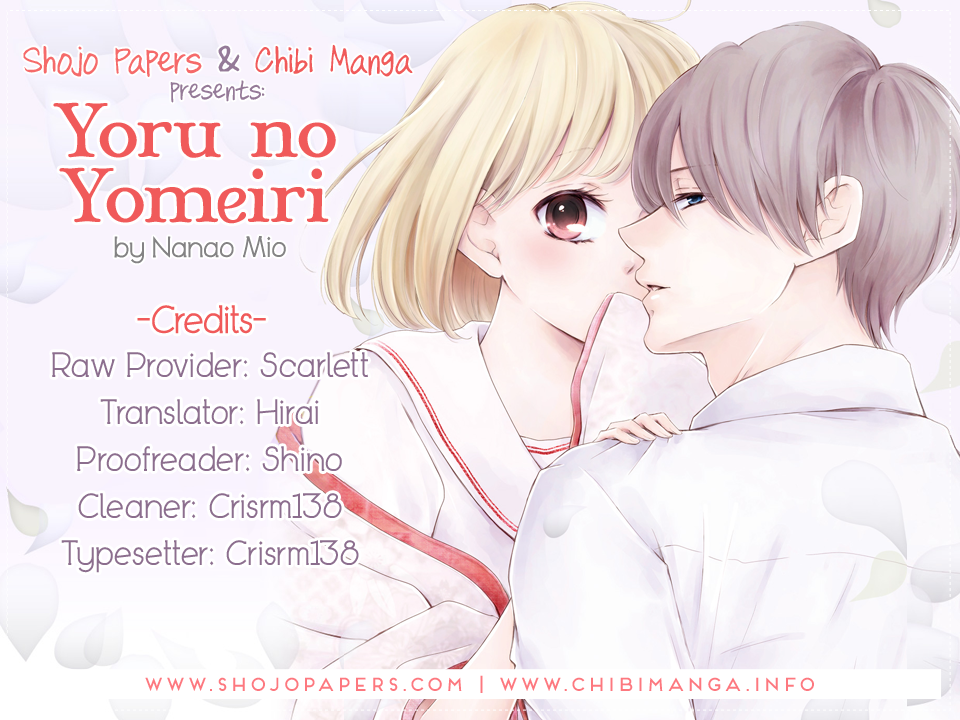 Yoru no Yomeiri Chapter 5 page 1 - Chapter 5