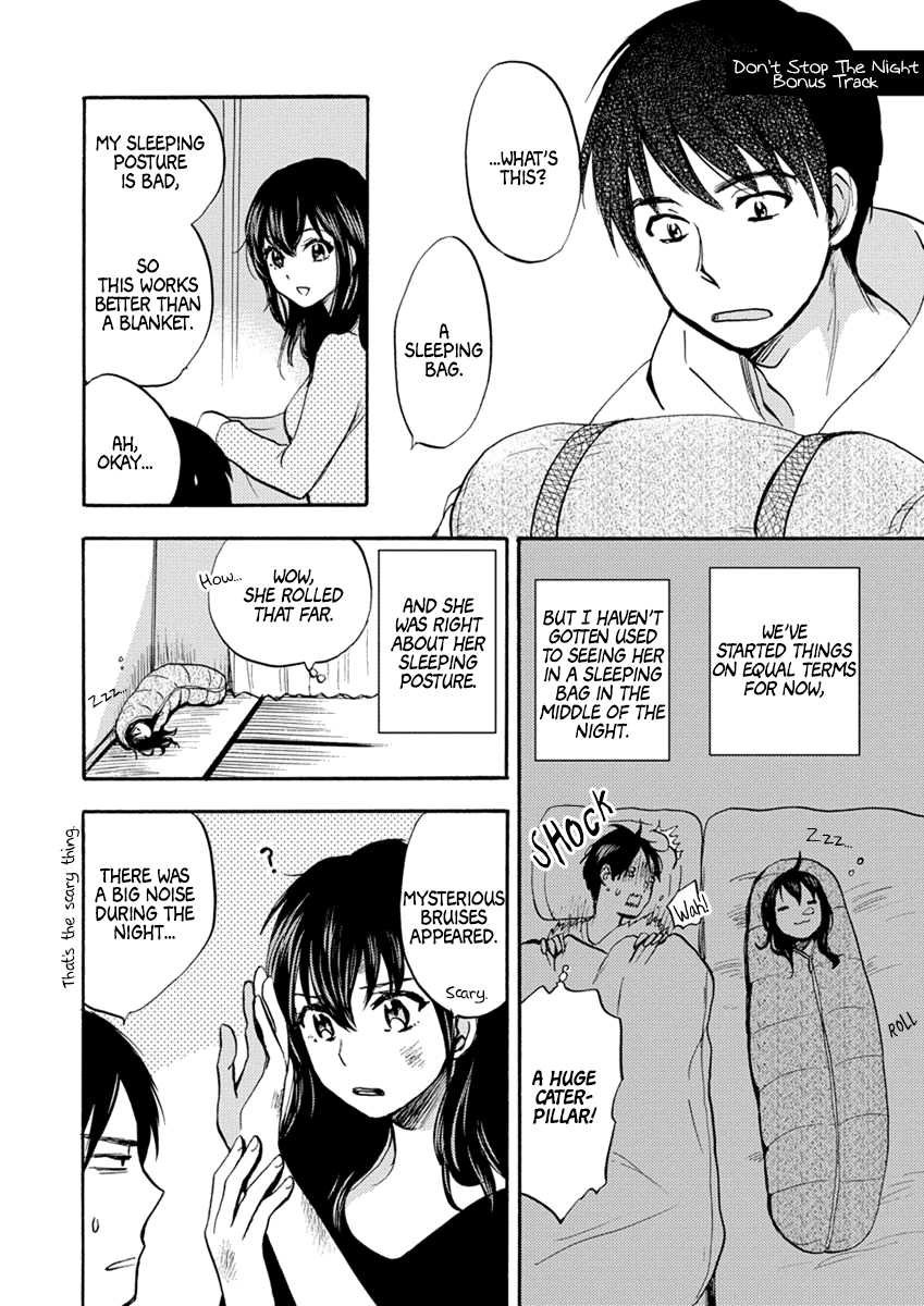Yoru o Tomenaide Chapter 6.5 page 4 - Chapter 6.5: Bonus Tracks ~ Fleeting Things & Don't Stop The Night [END]