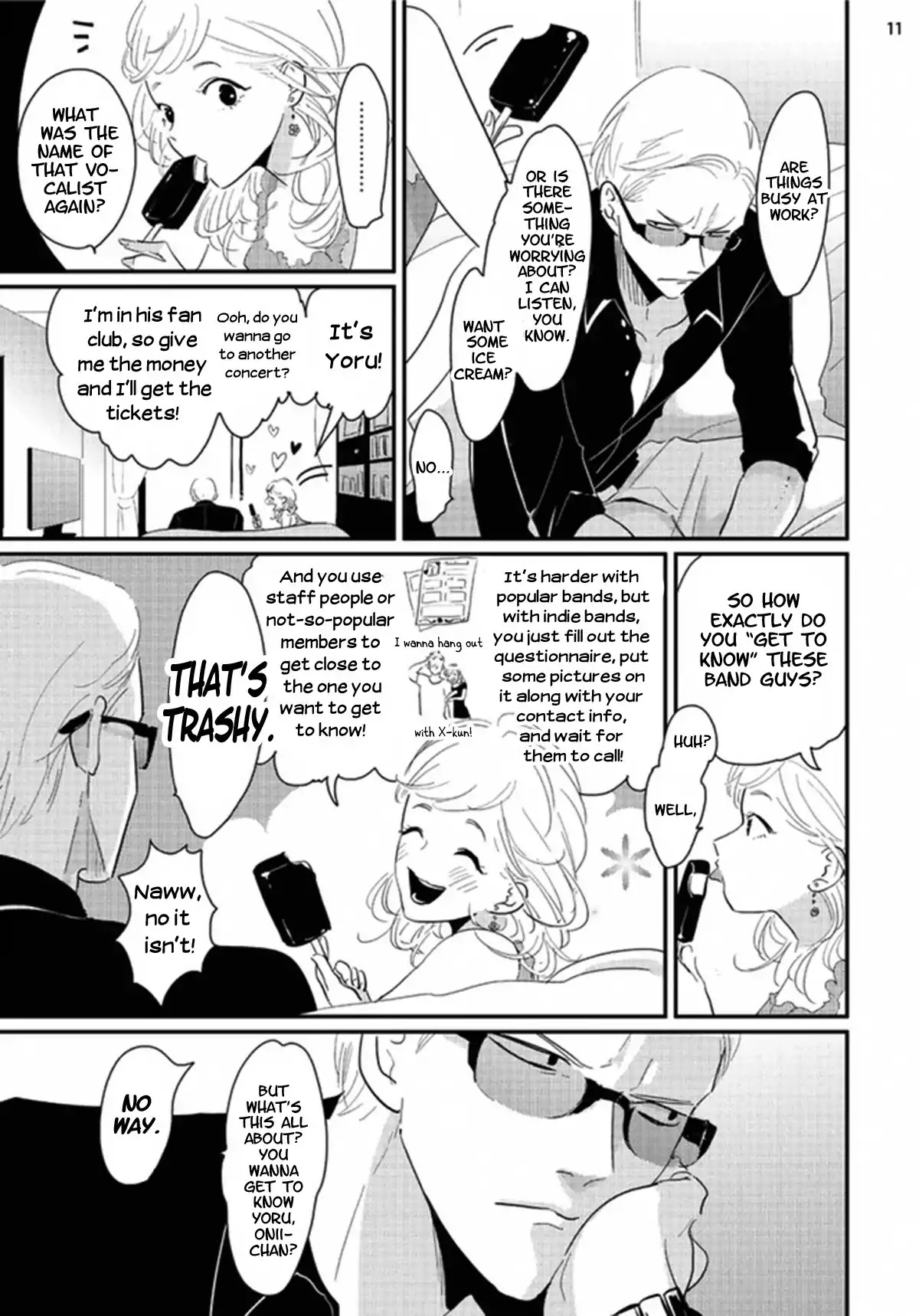 Yoru to Asa no Uta Chapter 0 page 11 - Chapter 0: Aru Otoko no Uta