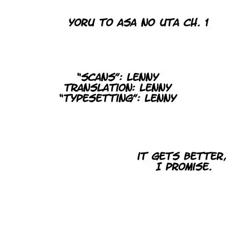 Yoru to Asa no Uta Chapter 1 page 1 - Chapter 1