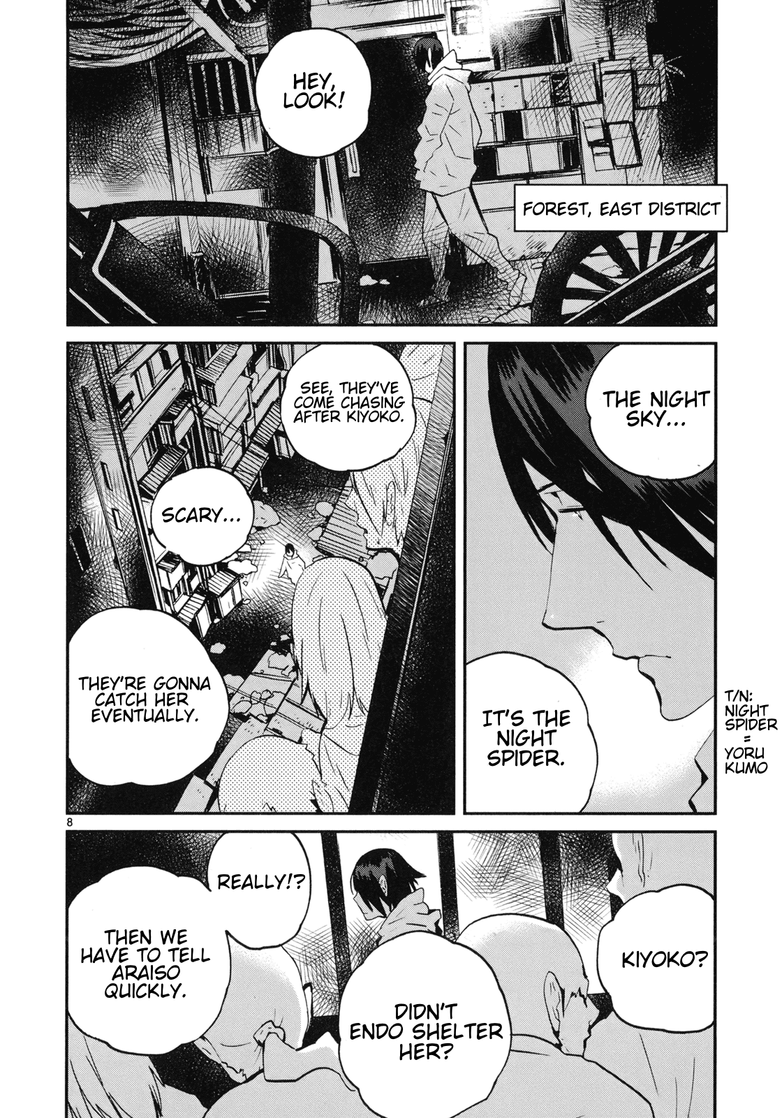 Yorukumo Chapter 18 page 8 - Chapter 18: Searching For Kiyoko