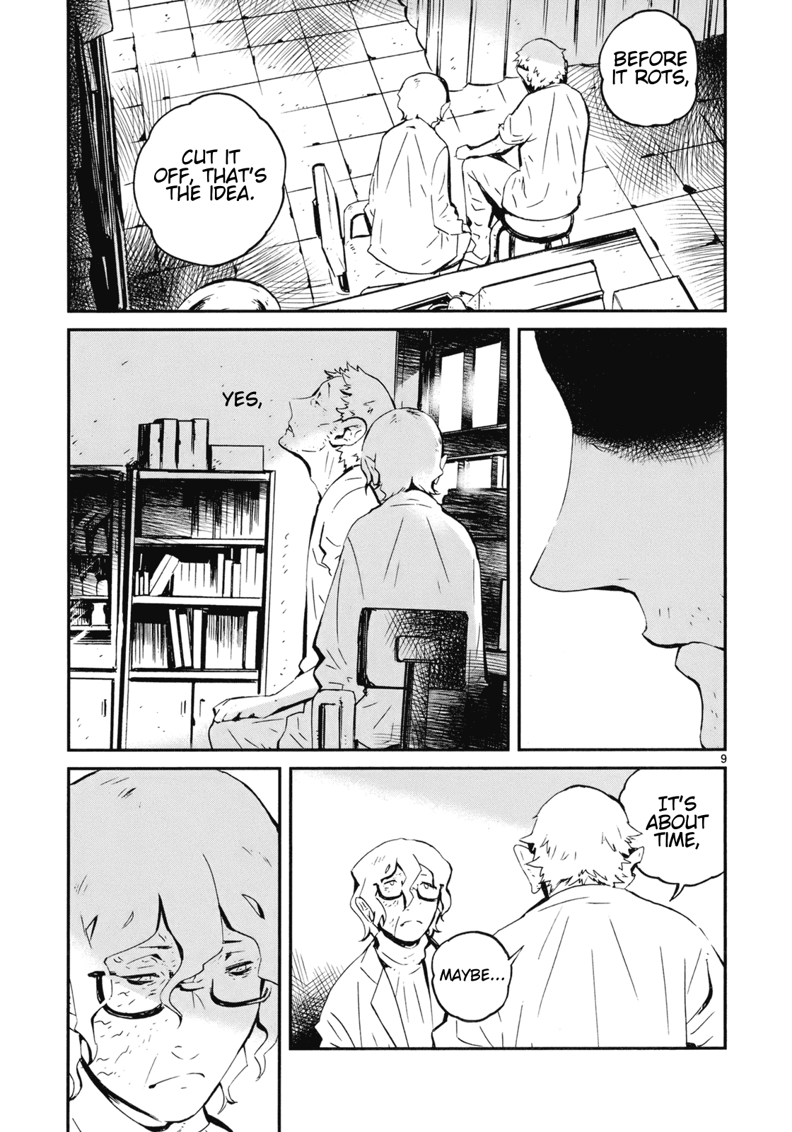 Yorukumo Chapter 19 page 9 - Chapter 19: The Funeral