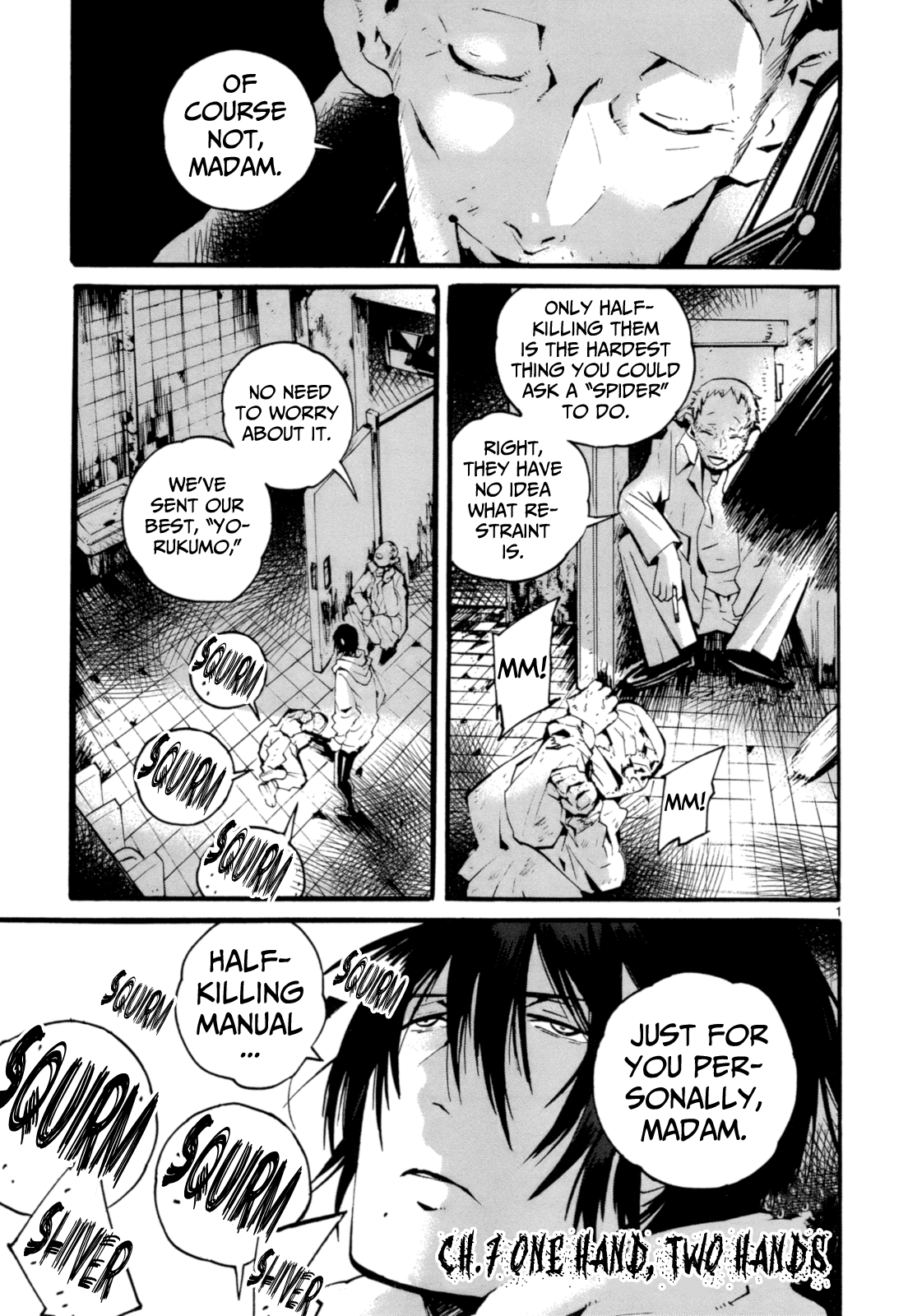 Yorukumo Chapter 7 page 2 - Chapter 7 : One Hand, Two Hands