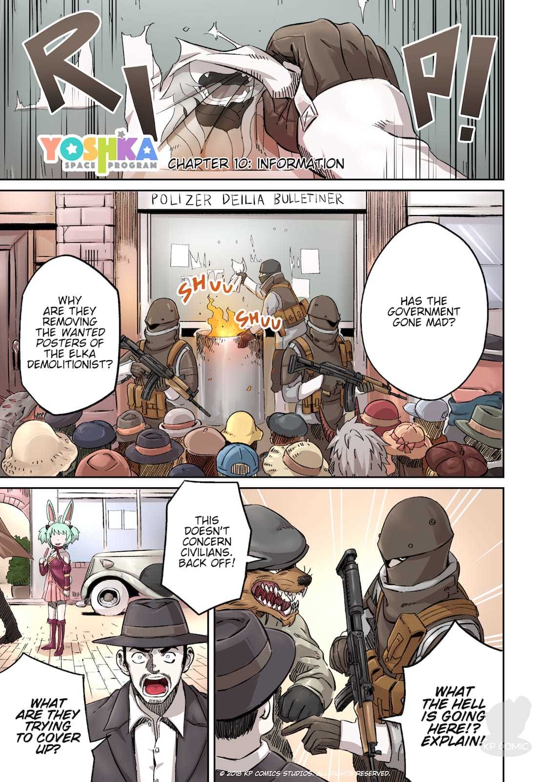 Yoshka Space Program Chapter 10 page 1 - Chapter 10: INFORMATION