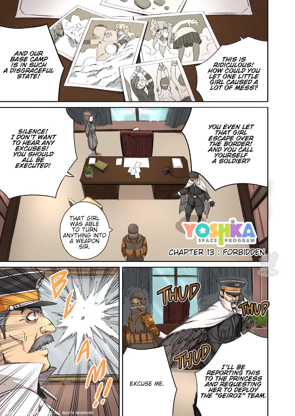 Yoshka Space Program Chapter 13 page 1 - Chapter 13: Forbidden