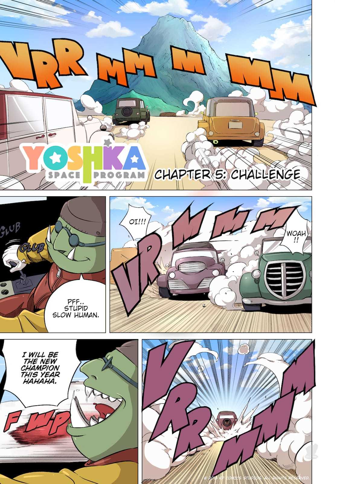 Yoshka Space Program Chapter 5 page 1 - Chapter 5: Challange