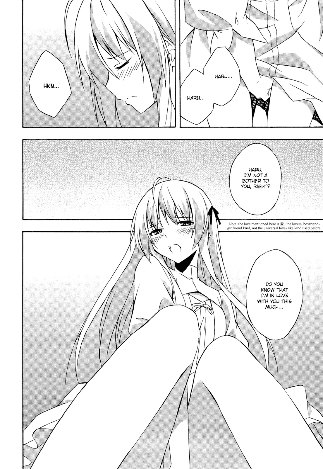 Yosuga no Sora Chapter 10 page 22 - Chapter 10: ...Yields No Progress